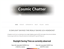 Tablet Screenshot of cosmicchatter.org
